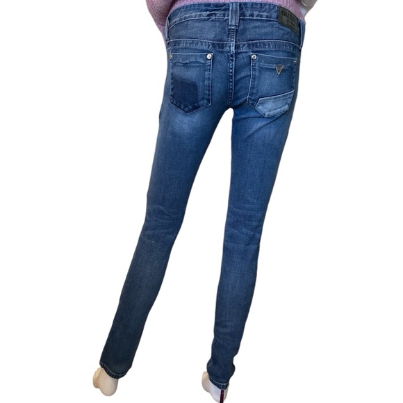 Guess Daredevil Skinny Leg Patchwork Jeans - Picture 4 of 16